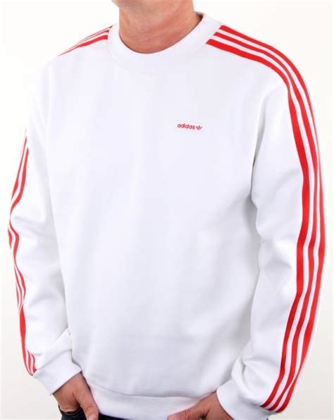 adidas mdn sweatshirt weiß rot|adidas originals sweatshirt.